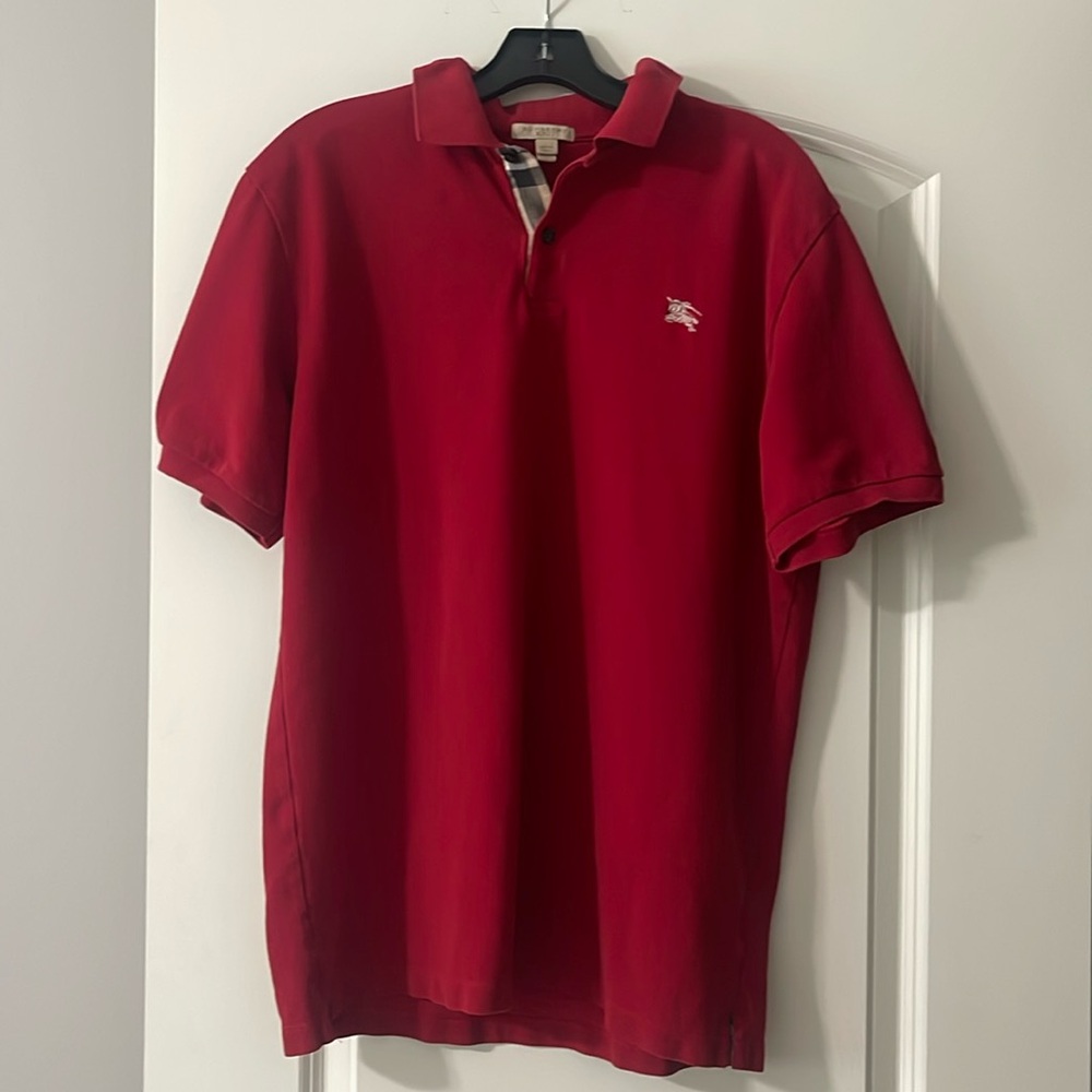 Men’s Vintage Burberry Polo, Sz L